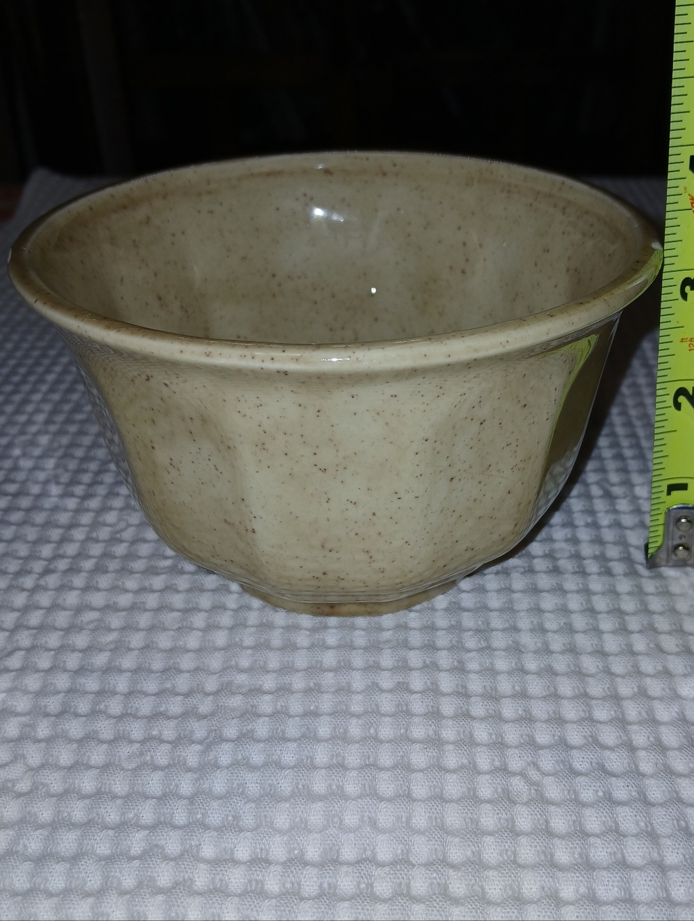 Speckled Cream Ceramic Planter Pot Bowl